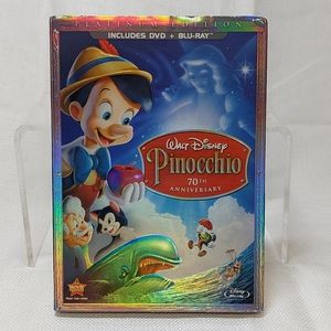 Pinocchio 70thAnnvsry Platinum Edition Blu-ray+DVD